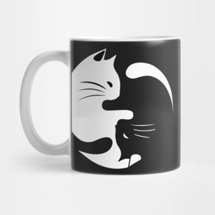 Cat Yin and Yang Mug